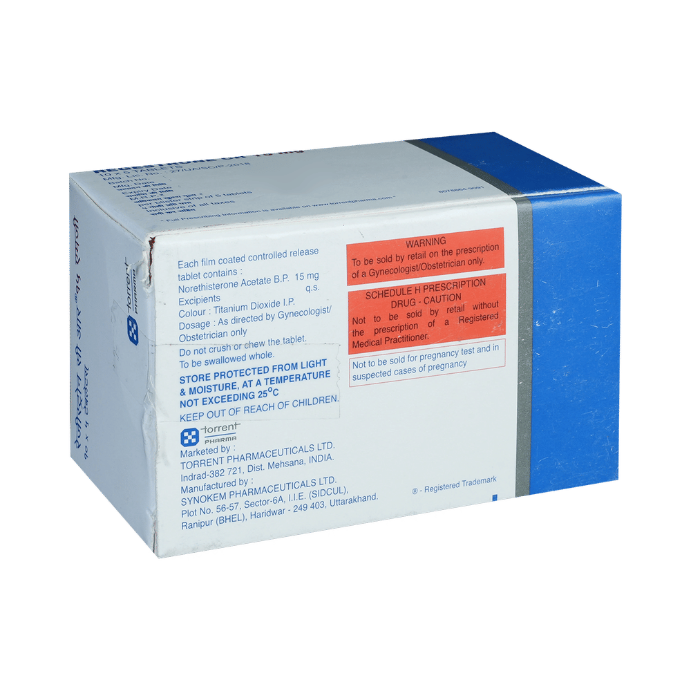 Regestrone CR 15mg Tablet