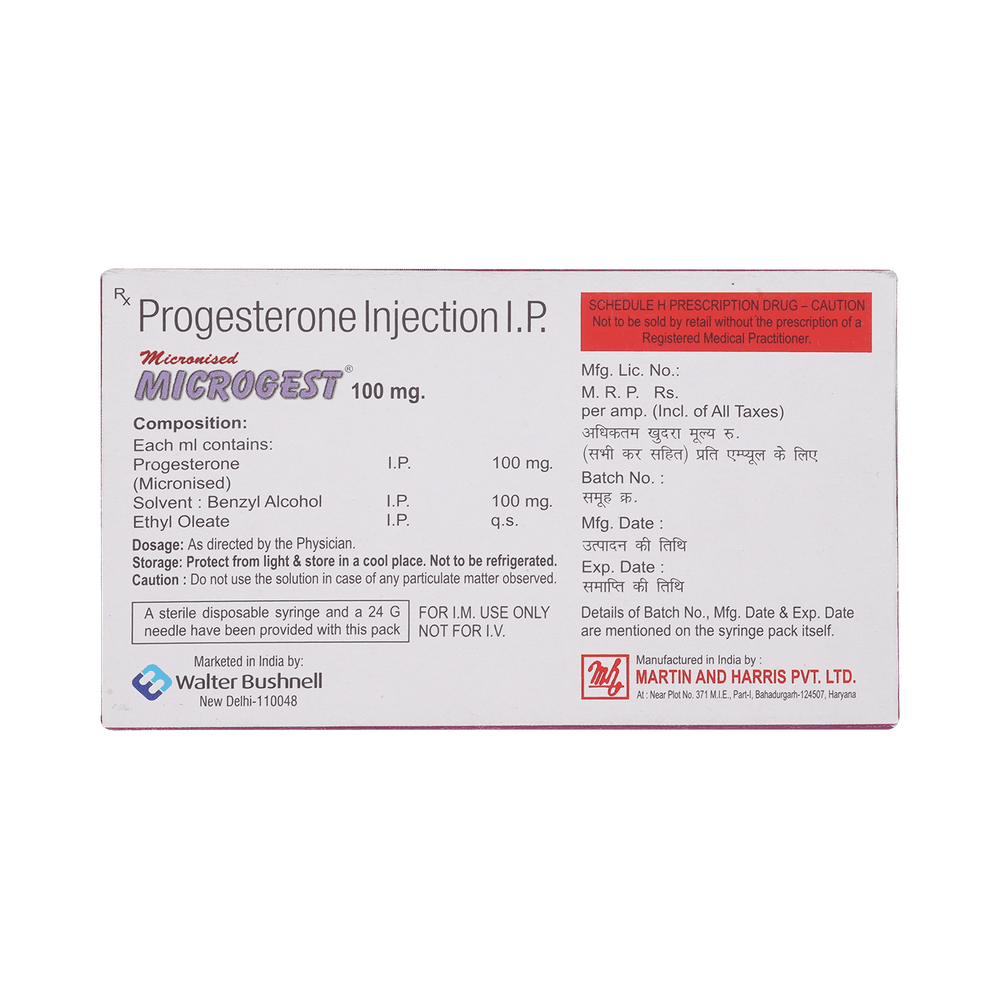Microgest 100mg Injection