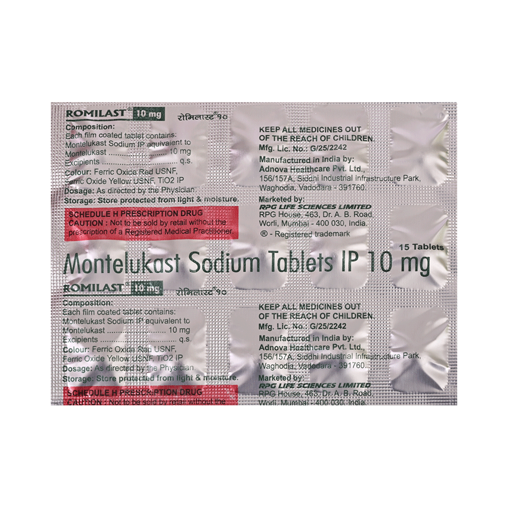 Romilast 10mg Tablet