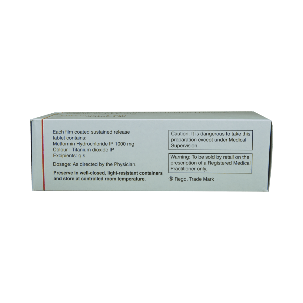 Glycomet 1gm Tablet SR