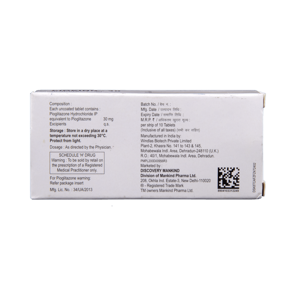 Piokind 30 Tablet