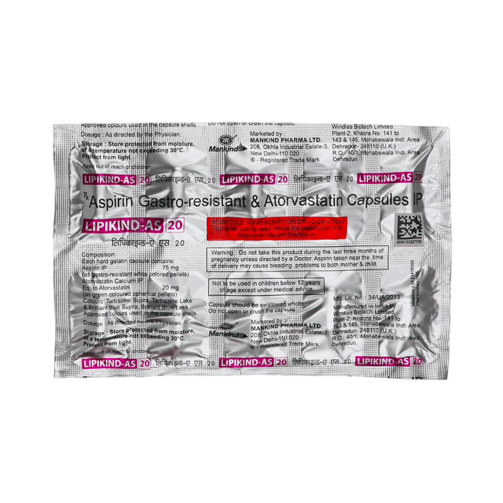 Lipikind-AS 20 Capsule