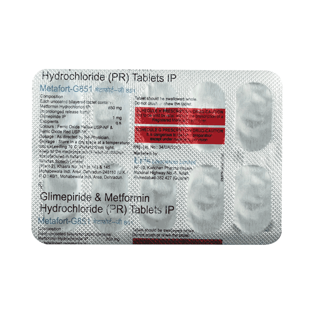 Metafort-G 851 Tablet PR
