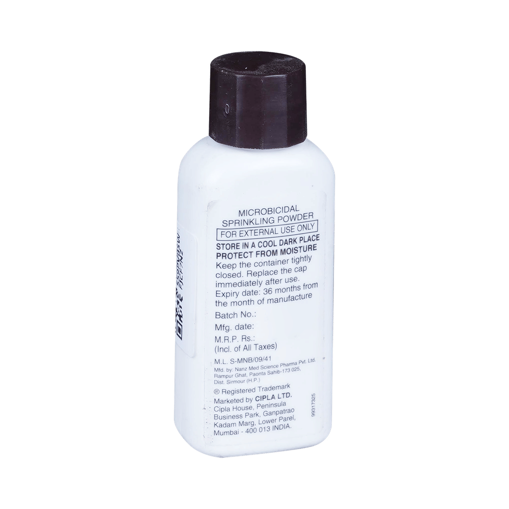 Cipladine Povidone Iodine 5% Microbicidal Powder for Skin Infections (10 gm)