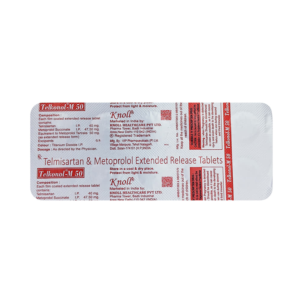 Telkonol-M 50 Tablet ER