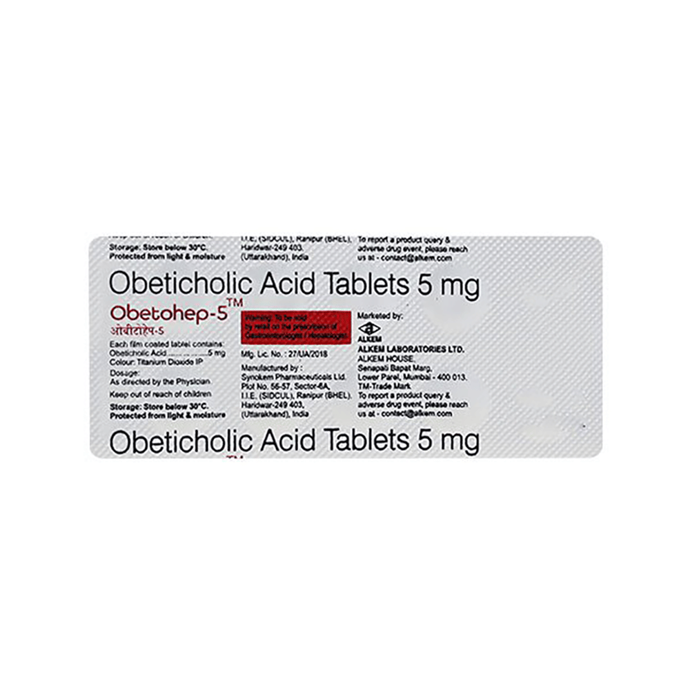 Obetohep 5mg Tablet