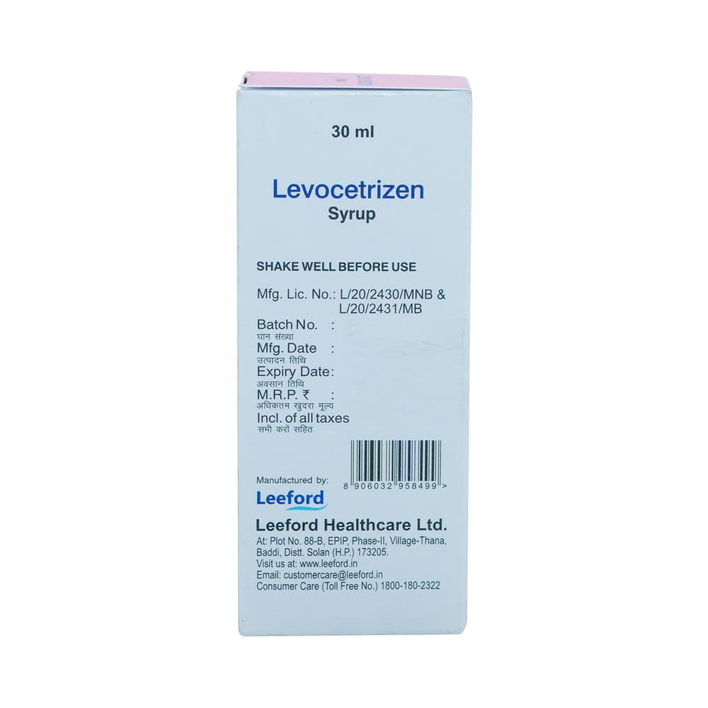 Levocetrizen 2.5mg Syrup