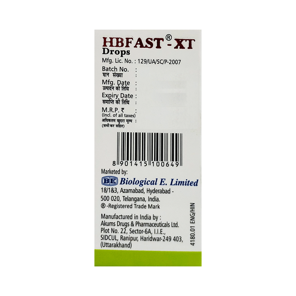 HB Fast-Xt Oral Drops Orange