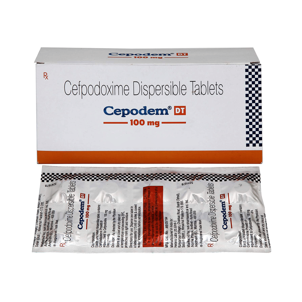Cepodem DT 100mg Tablet