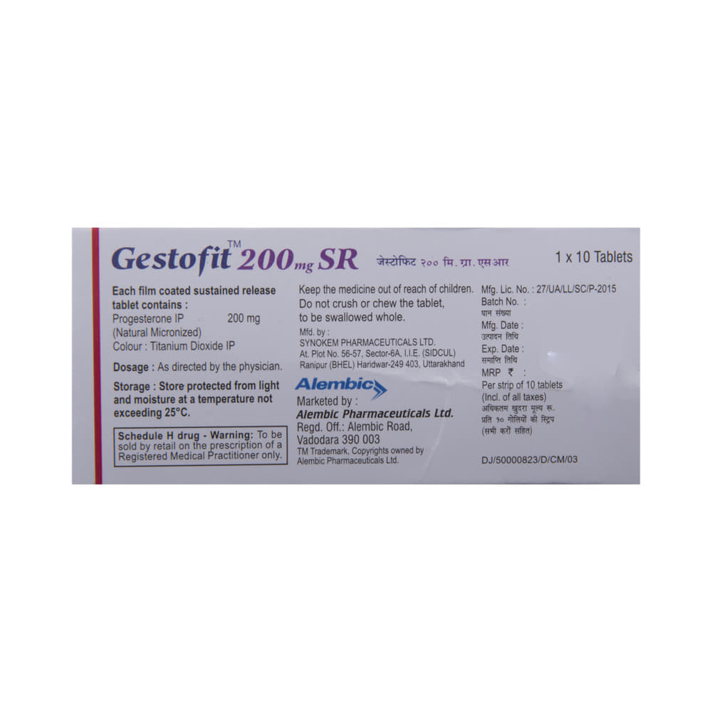 GestoFIT 200mg SR Tablet