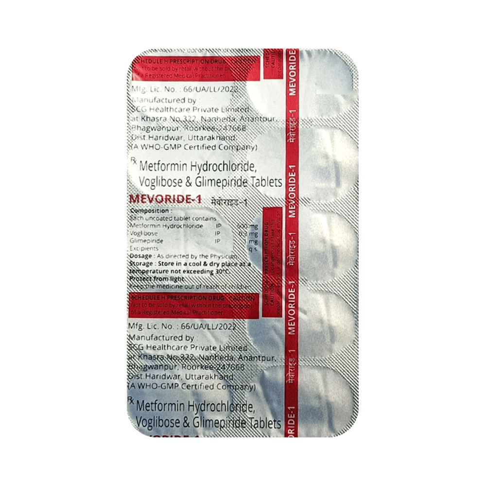 Mevoride 1 Tablet