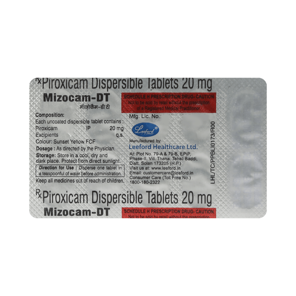 Mizocam Tablet DT