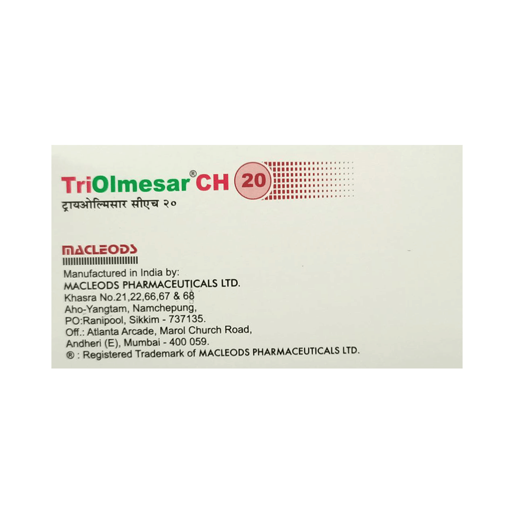 Triolmesar CH  20 Tablet