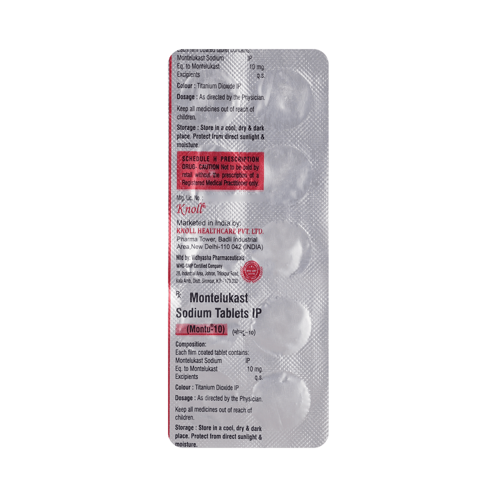 Montu 10mg Tablet