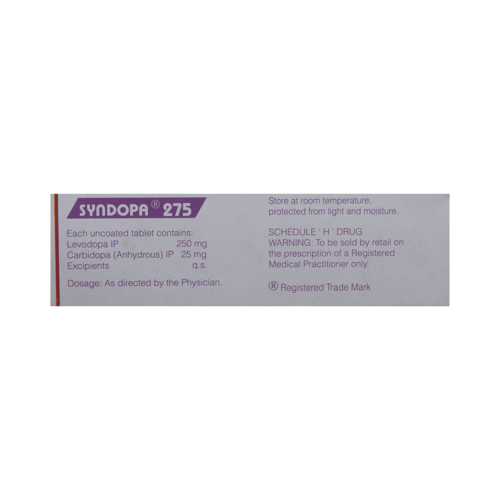 Syndopa 275 Tablet