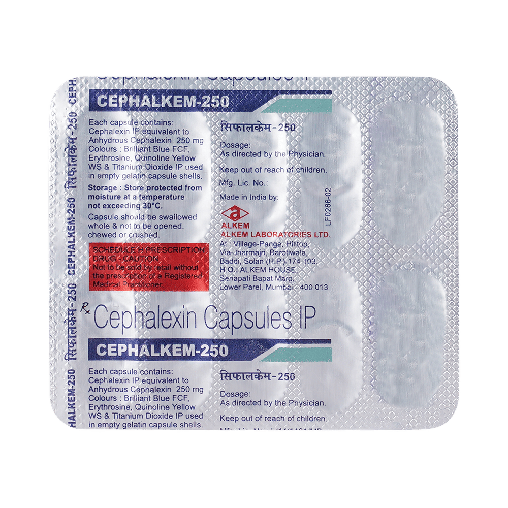 Cephalkem 250mg Capsule