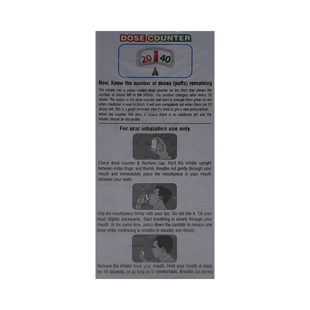 ForAir 250 CFC Free Inhaler