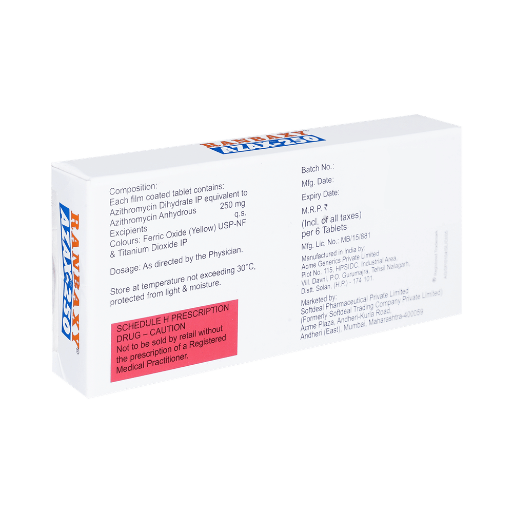 Azax 250 Tablet