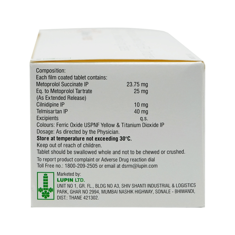 Dilnip TM 10mg/25mg/40mg Tablet ER