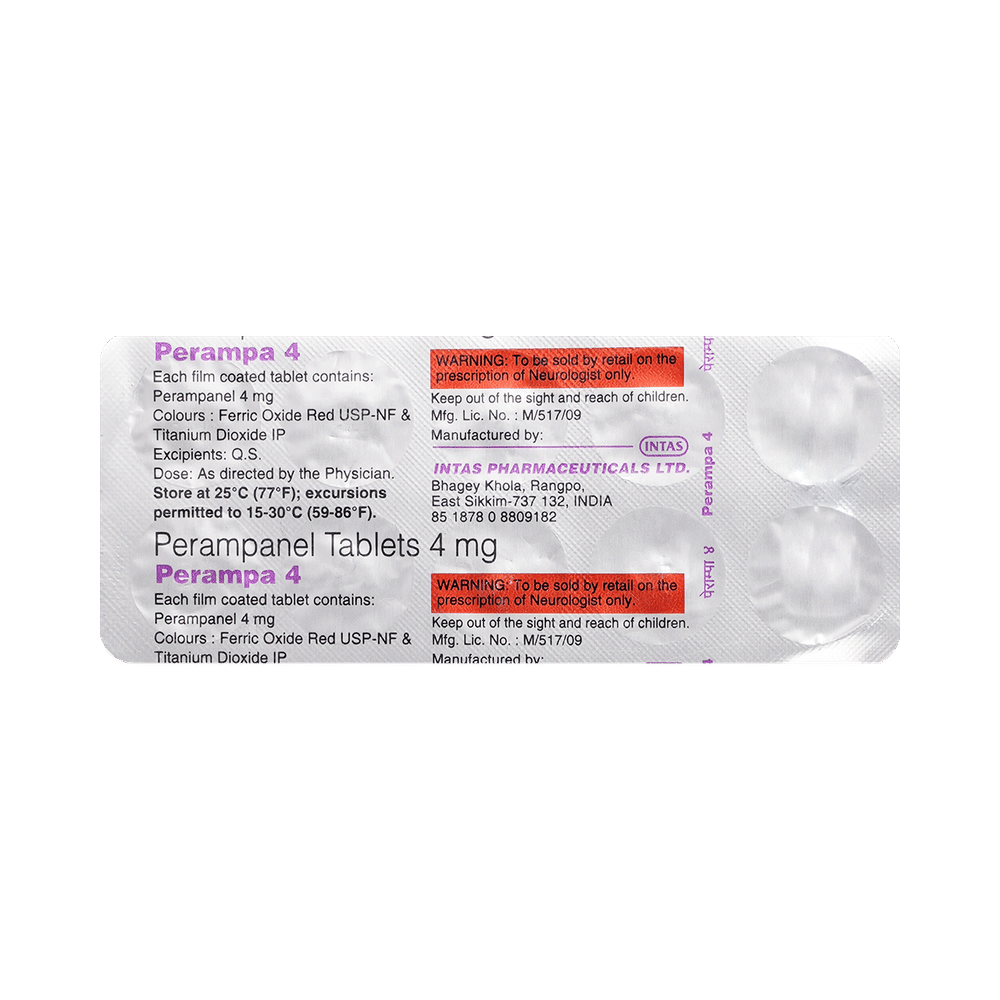 Perampa 4mg Tablet