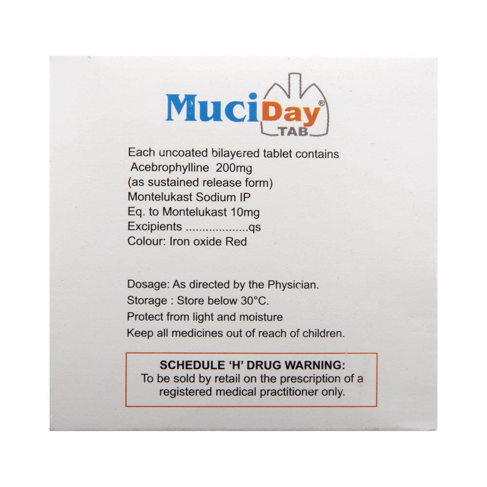 Muciday Tablet SR