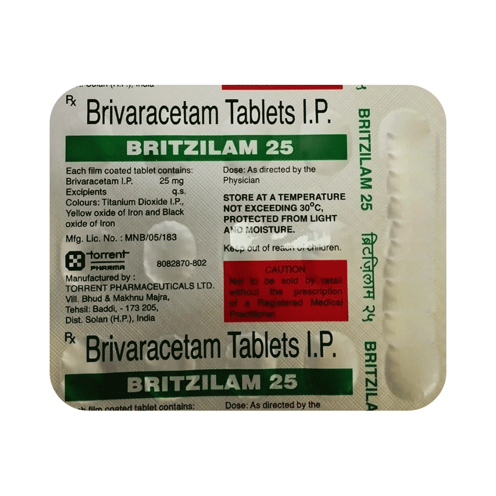 Britzilam 25 Tablet
