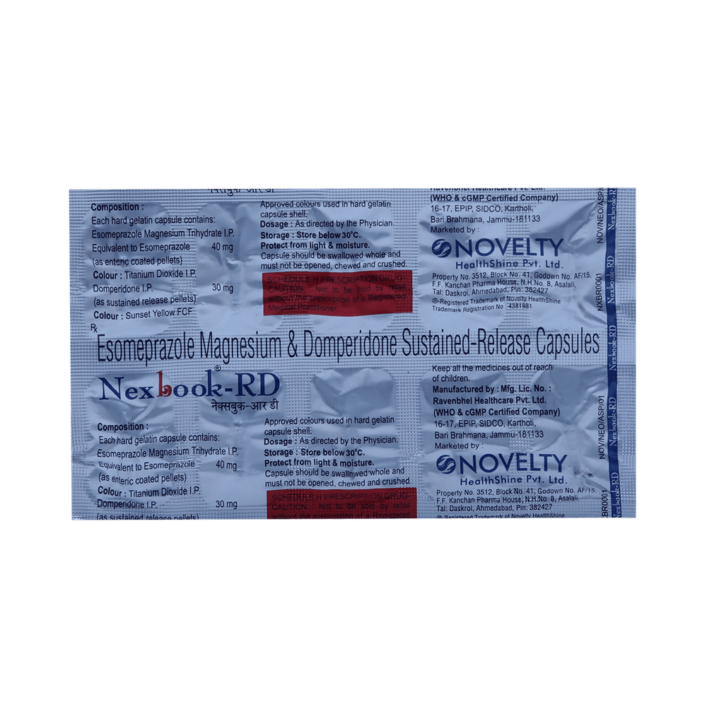 Nexbook RD 30mg/40mg Capsule
