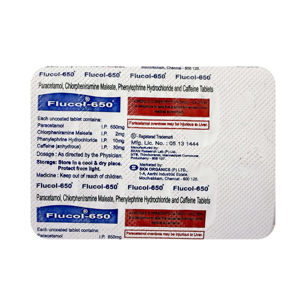 Flucol 650 Tablet