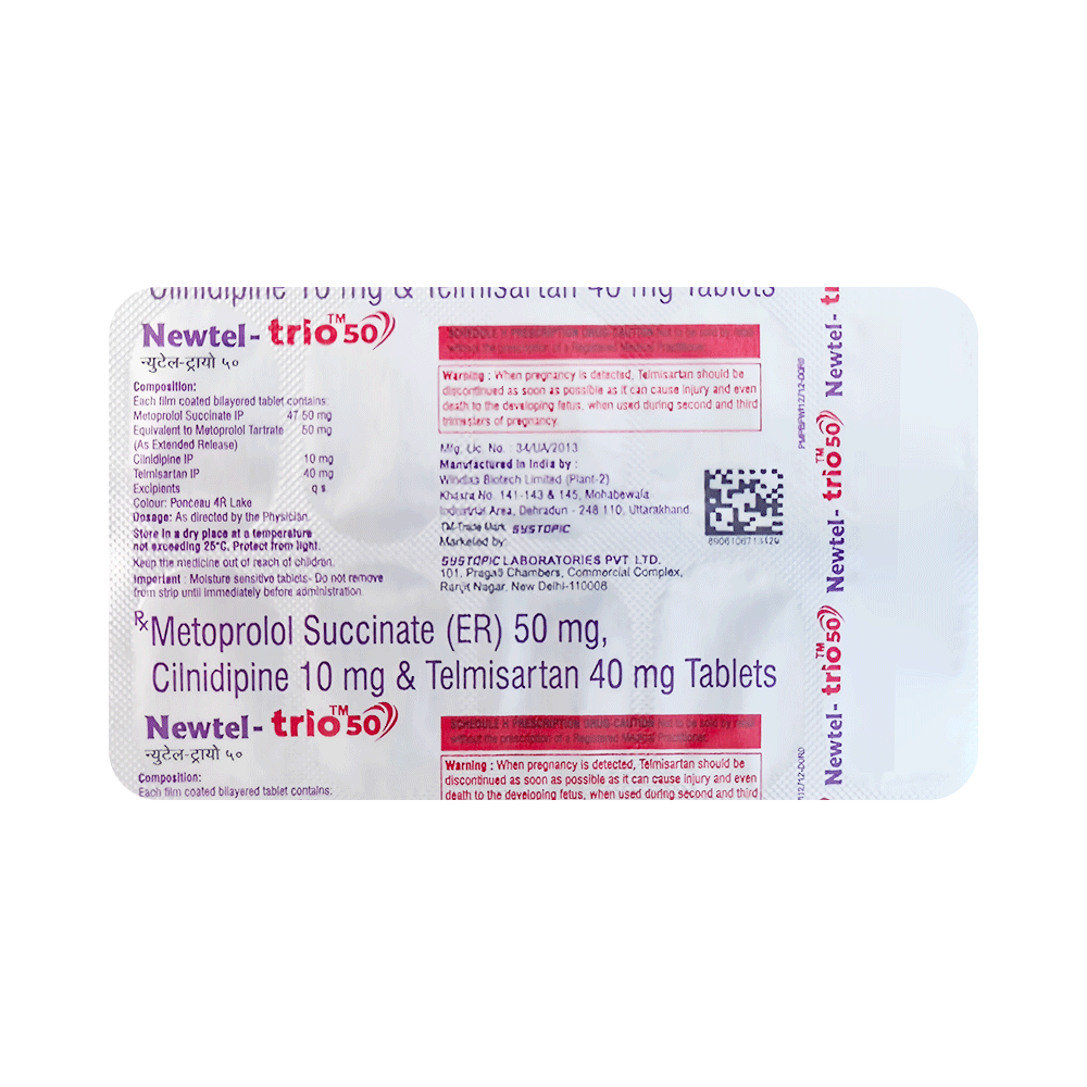 Newtel-Trio 50 Tablet ER