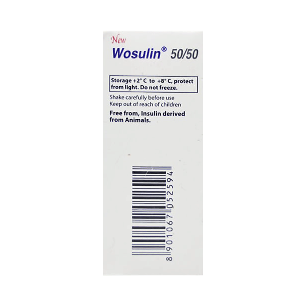 New Wosulin 50/50 Injection