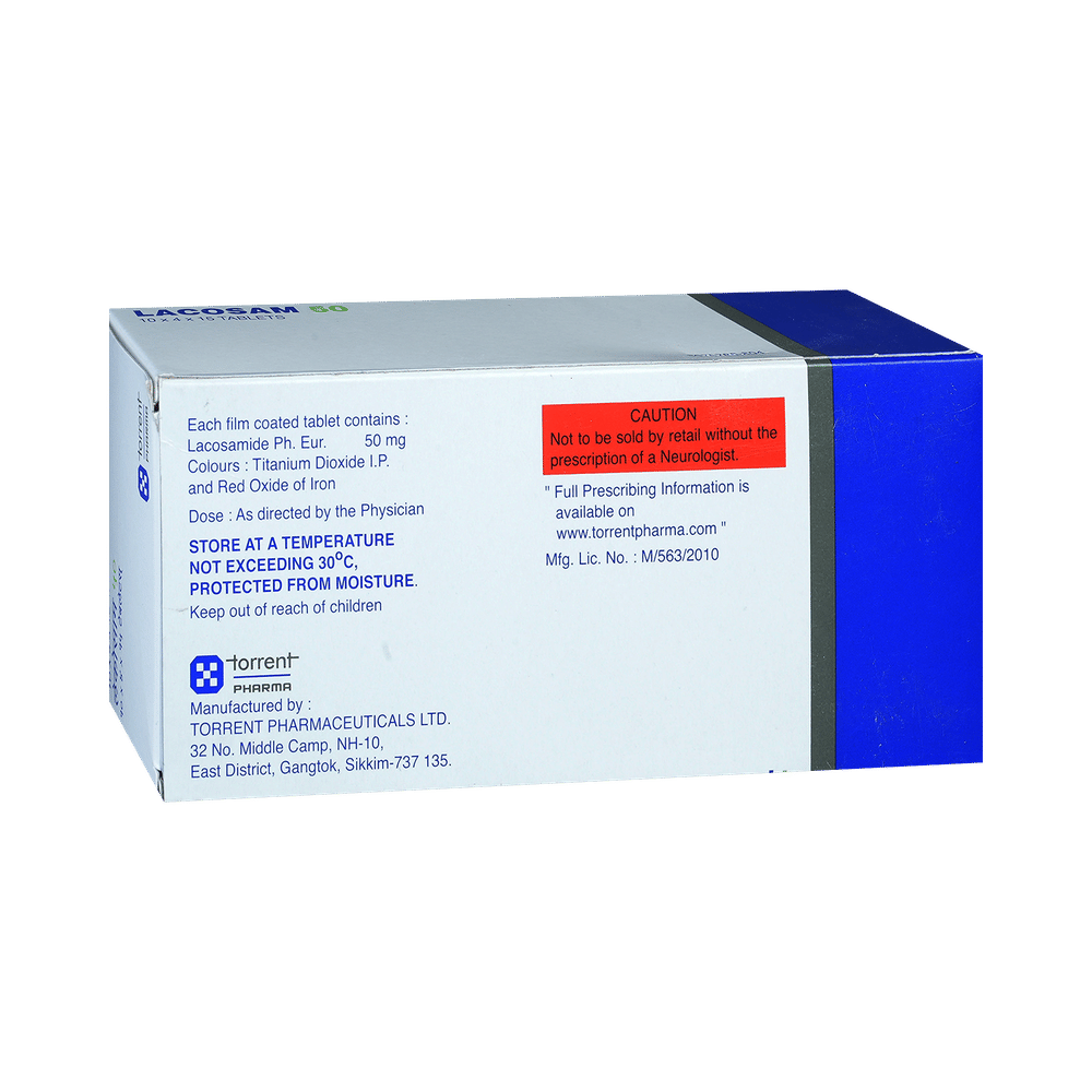Lacosam 50 Tablet