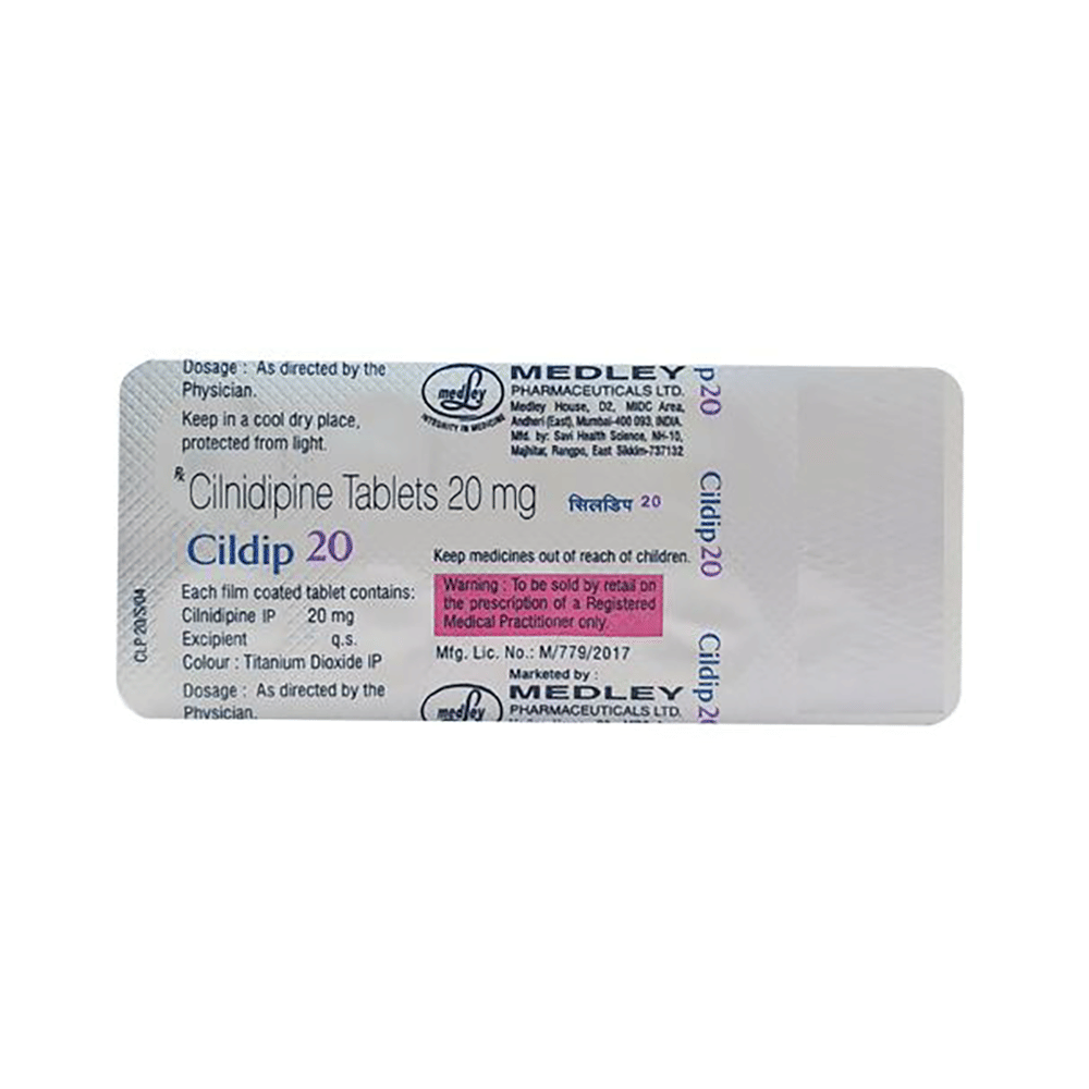 Cildip 20 Tablet