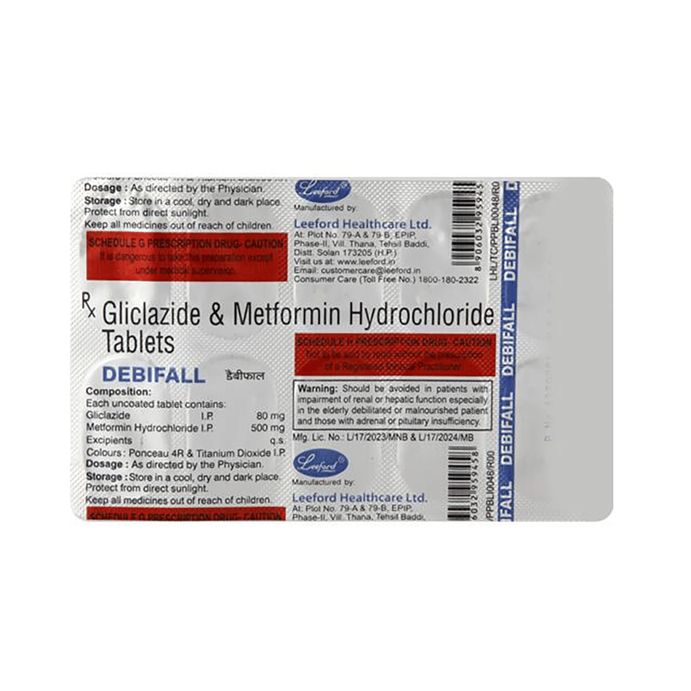 DebiFALL 80mg/500mg Tablet