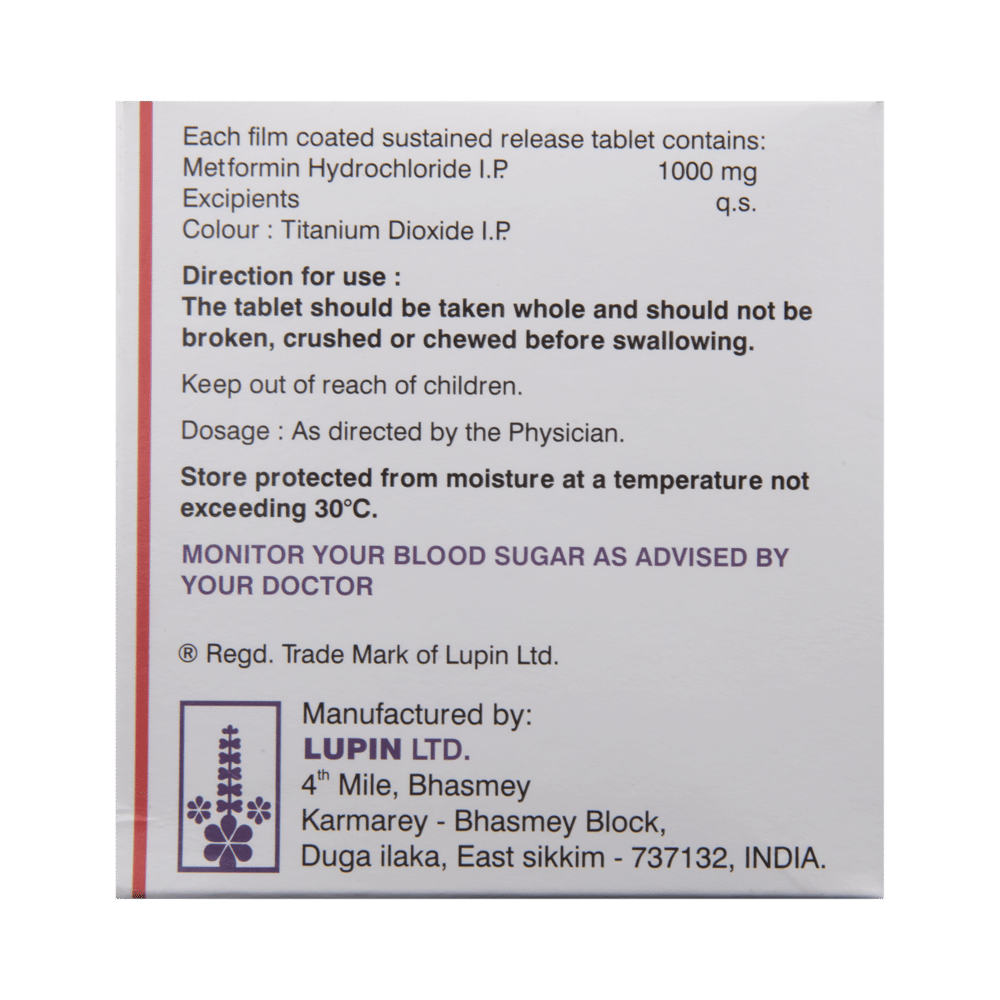GlUCOnorm SR 1gm Tablet