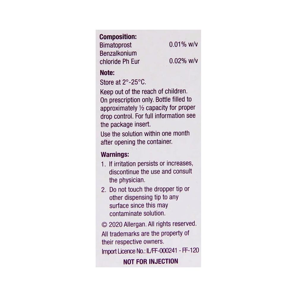LUMIgan 0.01% Ophthalmic Solution