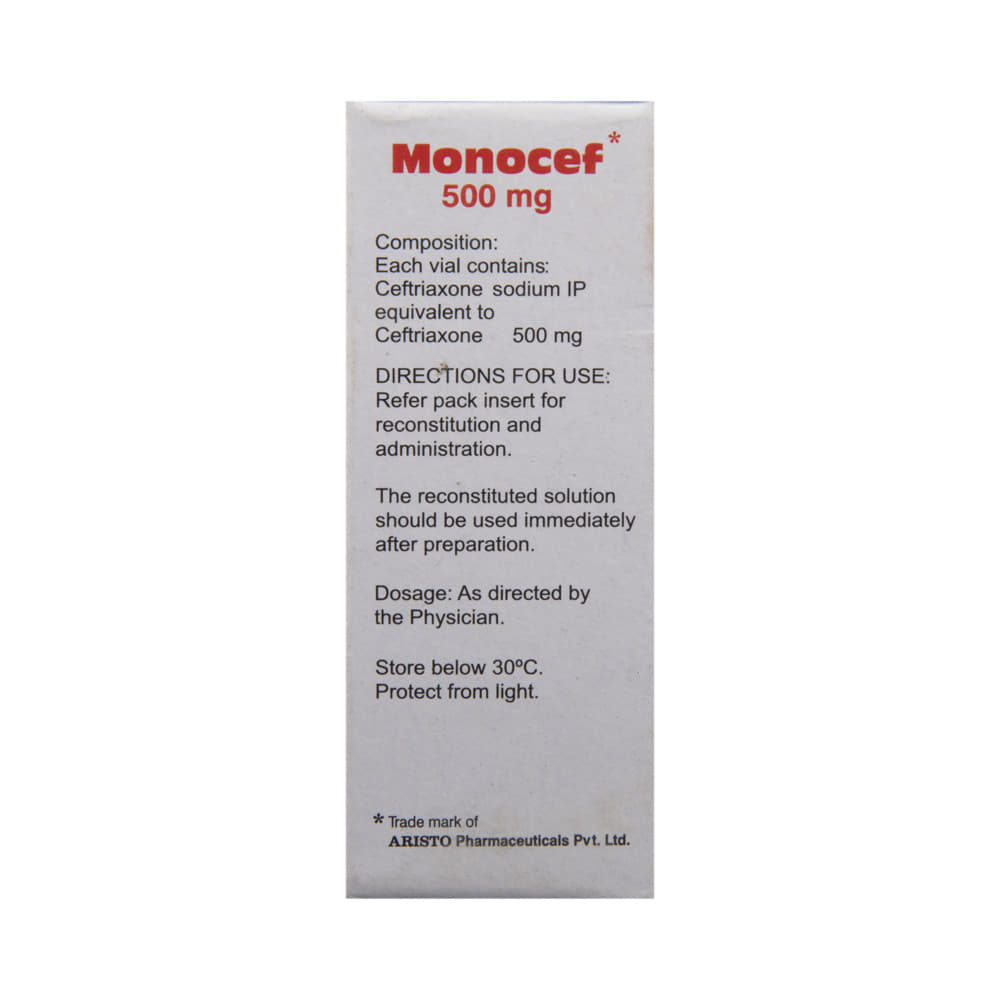 Monocef 500mg Injection