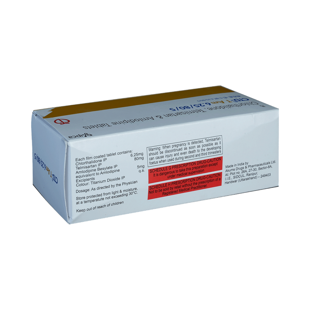 CTD-T AM 6.25/80/5 Tablet
