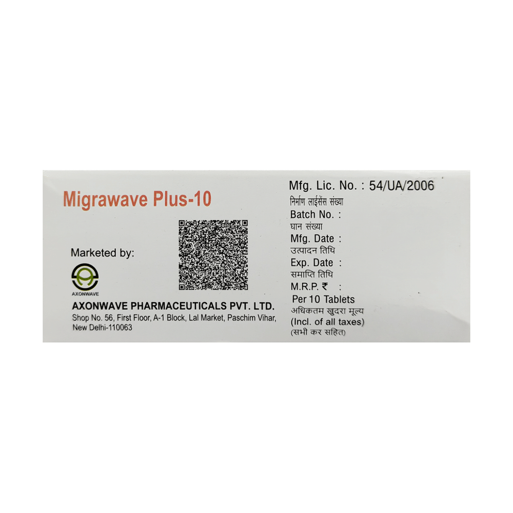 Migrawave Plus 40mg/10mg Tablet