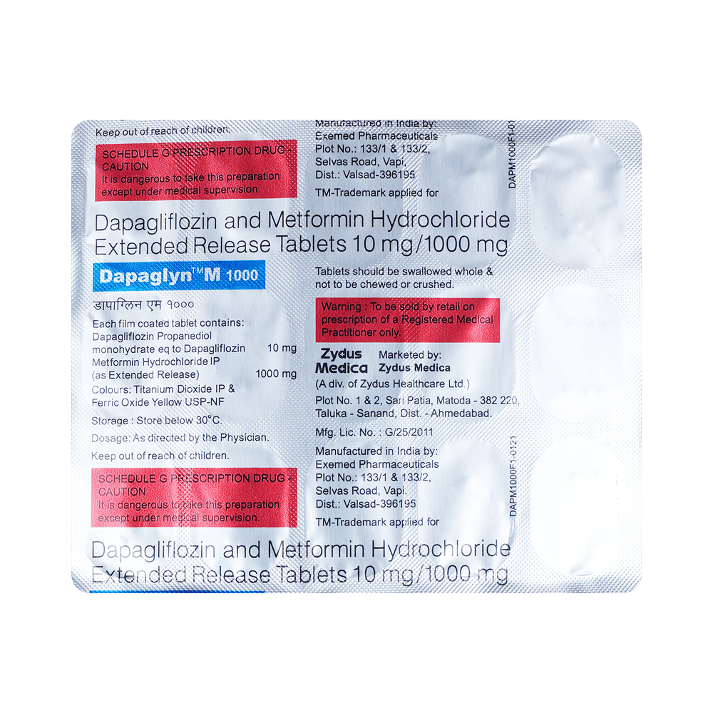 Dapaglyn M 1000 Tablet ER
