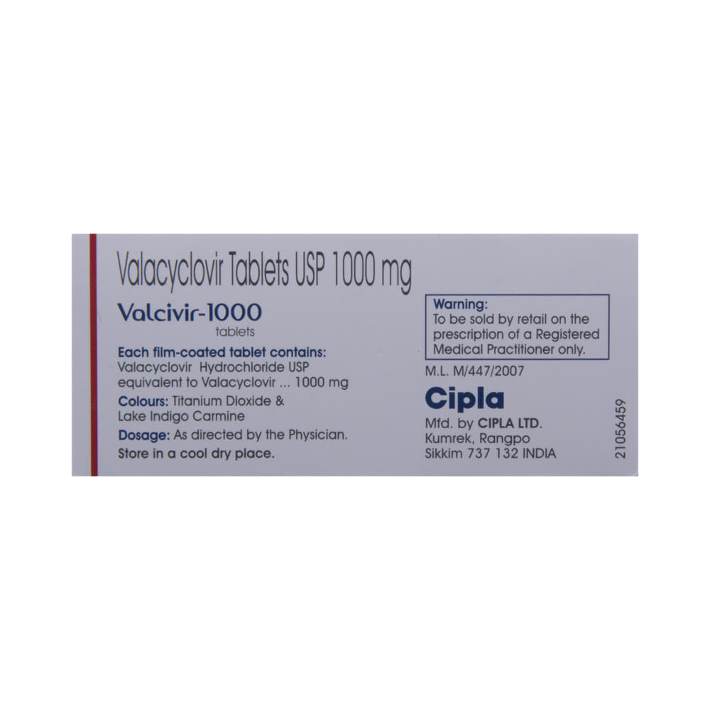 VALCIvir 1000 Tablet