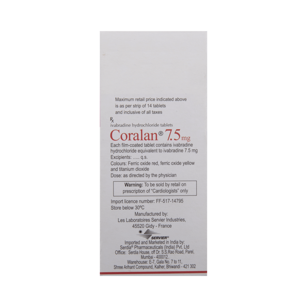 Coralan 7.5mg Tablet