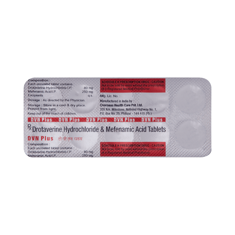 Dvn Plus 80mg/250mg Tablet