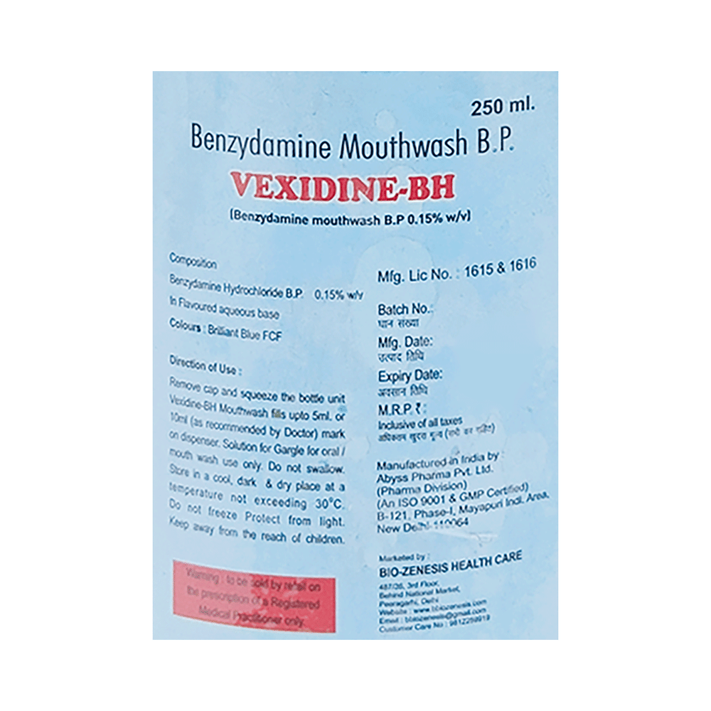 Vexidine-BH Mouth Wash