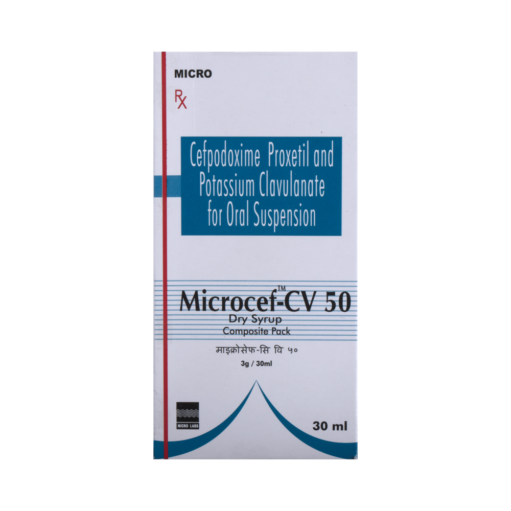 Microcef-CV 50 Dry Syrup