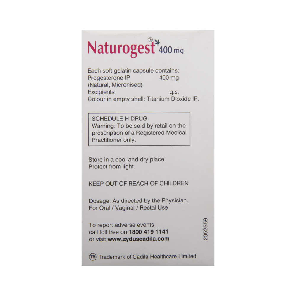 NATURogest 400mg Soft Gelatin Capsule