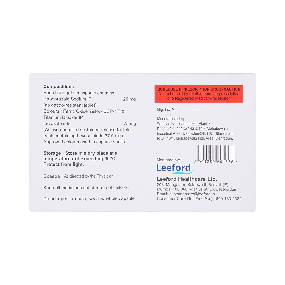 Rebozen-SL 75mg/20mg Capsule