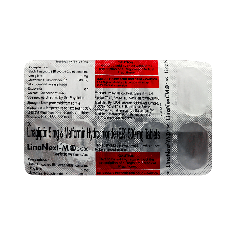 Linanext-M ER 5/500 Tablet