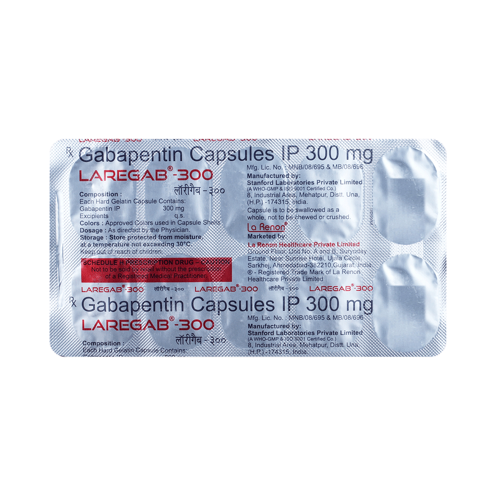 LAREgab 300mg Capsule