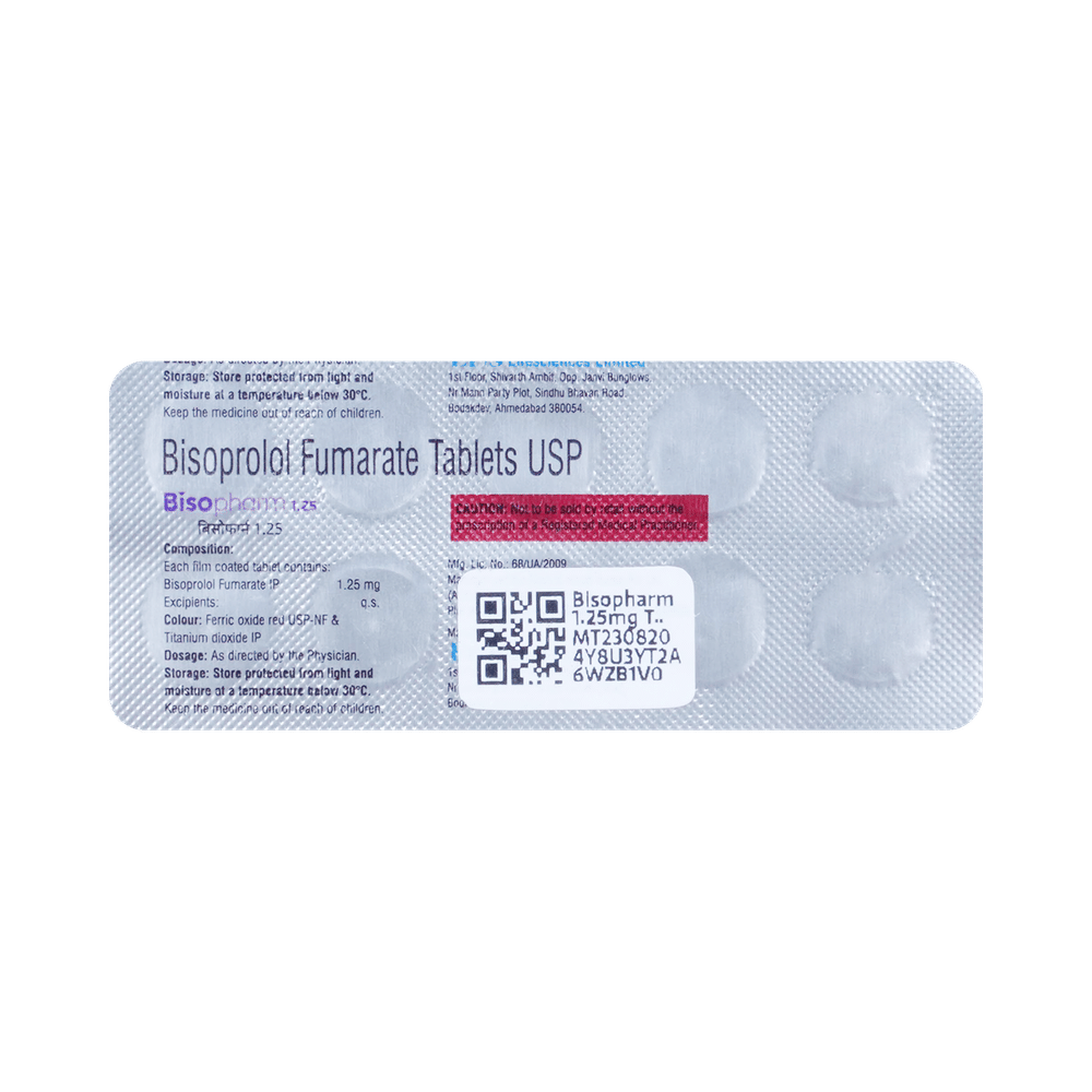 Bisopharm 1.25mg Tablet
