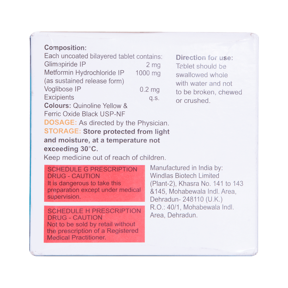 Voglow-GM 2 Forte Tablet SR